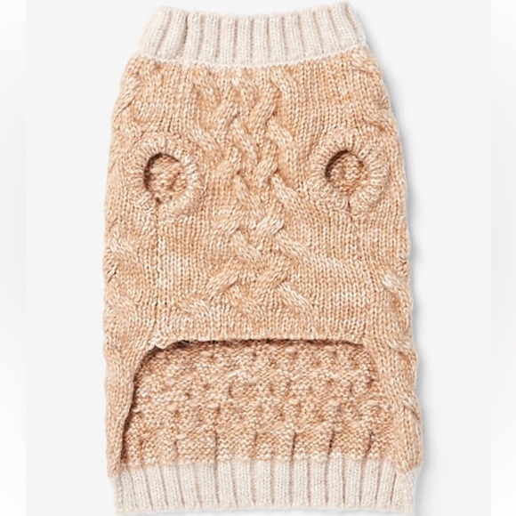 Express Cable Knit Dog Sweater - Picture 4 of 8